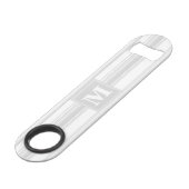 Bandes gris clair monogrammes (Devant angulaire)