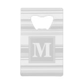 Bandes gris clair monogrammes (Devant)