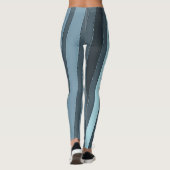 Bandes gris tendance "Ratti_Creative_Arts" Legging (Dos)