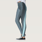 Bandes gris tendance "Ratti_Creative_Arts" Legging (Gauche)