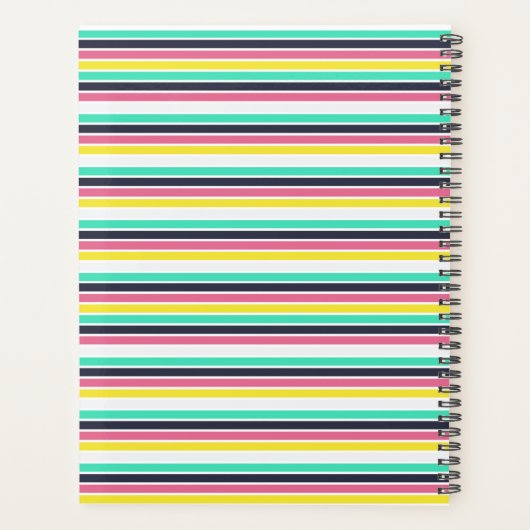 Bandes horizontales colorées (Dos)