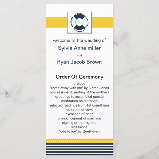 bandes marines, bouée de sauvetage, programmes de (Devant)