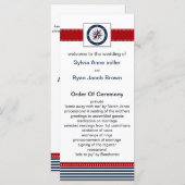 bandes marines, boussole, programmes de mariage na (Devant / Derrière)