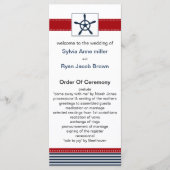 bandes marines, gouvernail, programmes de mariage  (Devant)