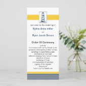 bandes marines, phare, programmes de mariage nauti (Debout devant)