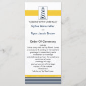 bandes marines, phare, programmes de mariage nauti (Devant)