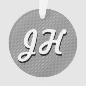 Bandes minces en noir et blanc | Initiales retro-s (devant)