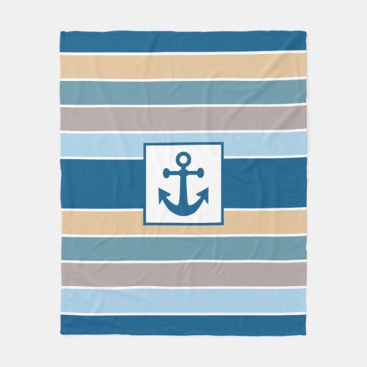 Bandes nautiques couvertures en toison (Devant)