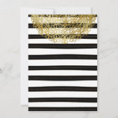 Bandes noires et blanches et invitations aux cercl (Dos)