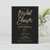 Bandes Noires et Blanches Or Chic Invitation de Fê (Debout devant)