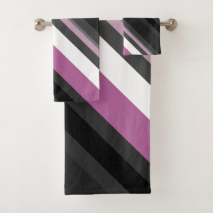 Bandes noires, grises et blanches