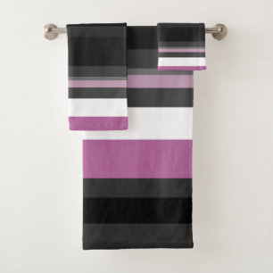 Bandes noires, grises et blanches
