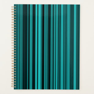 Bandes noires turquoises