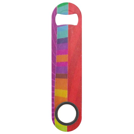 bandes ondulées colorées - rectangle (Devant)
