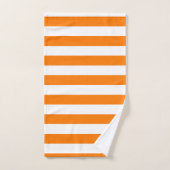 Bandes orange et blanches de sécurité (Serviette à main)