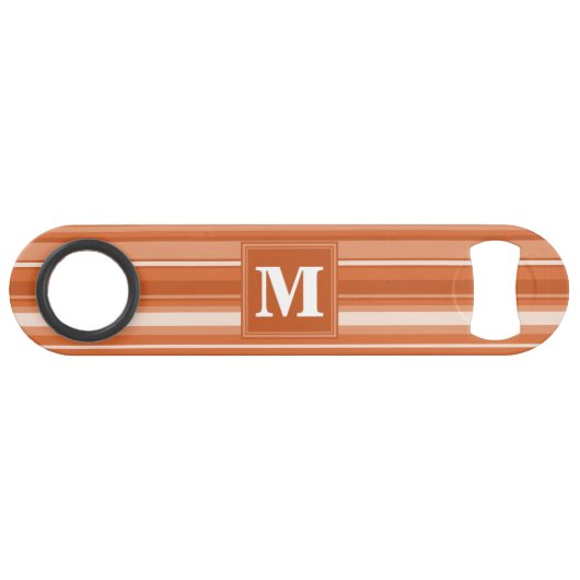 Bandes orange monogrammes (Devant (Horizontal))