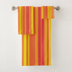 Bandes Orange Rouge Jaune
