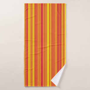 Bandes Orange Rouge Jaune