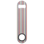 Bandes pastel jaune, orange et bleu (Dos)