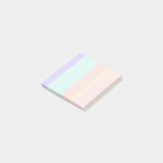 Bandes pastel Post-It Notes (Incliné)