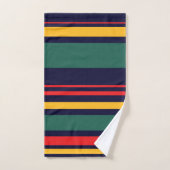Bandes rétro multicolores inspirées des années 90 (Serviette à main)