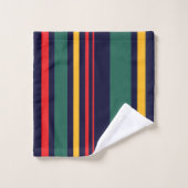 Bandes rétro multicolores inspirées des années 90 (Gant de toilette)