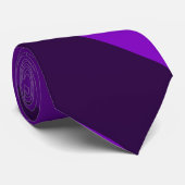 Bandes rétro violettes, violettes - Cravate (Roulé)
