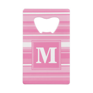 Bandes rose monogramme