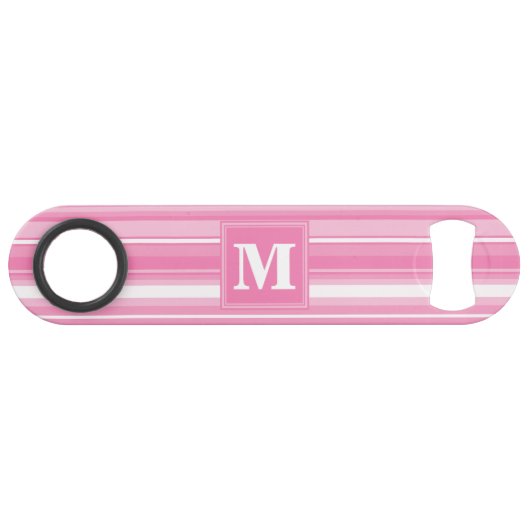 Bandes rose monogramme (Devant (Horizontal))