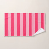 Bandes roses (Serviette à main)