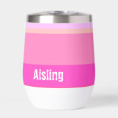 Bandes roses chaudes personnalisées (Avant)