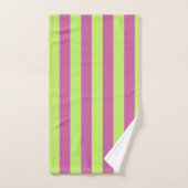 Bandes roses et vertes (Serviette à main)