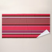 Bandes rouges (Serviette de bain)