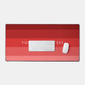 Bandes rouges motif de bureau (Clavier et souris)