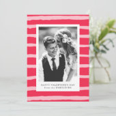 Bandes sucrées | Carte photo de la Saint-Valentin (Debout devant)