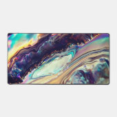 Bandes tourbillonnantes multicolores de roche igné (Recto)