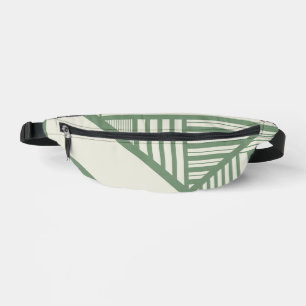 Bandes triangulaires en vert