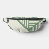 Bandes triangulaires en vert (Poser)