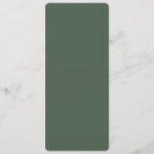 Bandes vertes élégantes de menu (Dos)