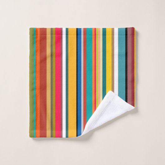 Bandes verticales (Gant de toilette)