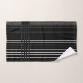 Bandes verticales grises (Serviette à main)