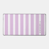 Bandes verticales violettes et blanches nom person (Recto)