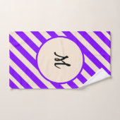 Bandes violettes (Serviette à main)