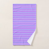 Bandes violettes (Serviette à main)