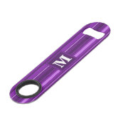 Bandes violettes monogrammes (Devant angulaire)