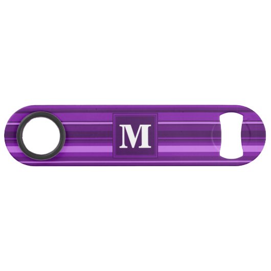 Bandes violettes monogrammes (Devant (Horizontal))