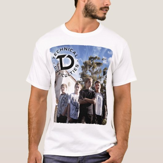 Bandfoto voor technische problemen t-shirt (Voorkant)
