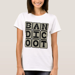 Bandicoot, buideldier omnivoor t-shirt