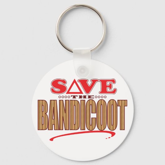 Bandicoot Save Sleutelhanger (Voorkant)