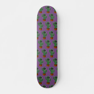 Bandidoninja van de cactus maskeerde stiekeme skateboard